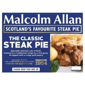 Malcolm Allan Classic Steak Pie 1Kg